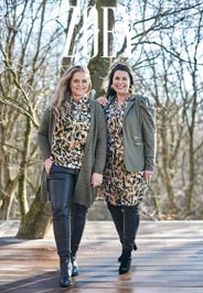 Lookbook одежды для полных женщин датского бренда ZOEY зима 2022-2023