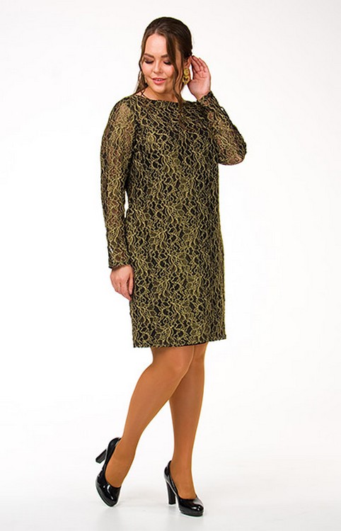 Новогодняя коллекция платьев для полных женщин российского бренда СКС Collections 2023