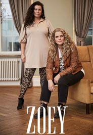 Lookbook женской одежды plus size датского бренда ZOEY зима 2022-23
