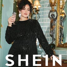 Новогодний lookbook одежды для полных девушек китайского бренда SHEIN 2023