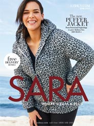 Австралийский каталог одежды для полных женщин Sara июнь 2022