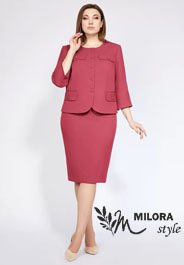 Коллекция одежды для полных девушек белорусского бренда Milora Style весна-лето 2022