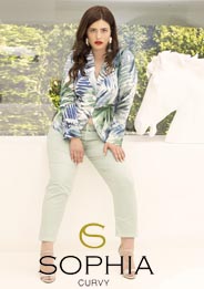 Итальянский lookbook женской одежды нестандартных размеров Sophia Curvy весна-лето 2022