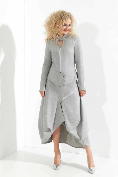 Коллекция женской одежды обычных и больших размеров белорусского бренда Euro-moda зима 2021-2022
