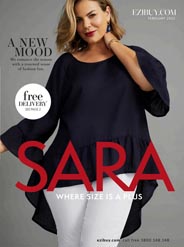 Каталог женской одежды больших размеров австралийского бренда Sara январь-февраль 2022