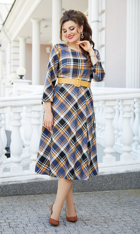 Коллекция одежды для полных девушек белорусского бренда Vittoria Queen осень 2021