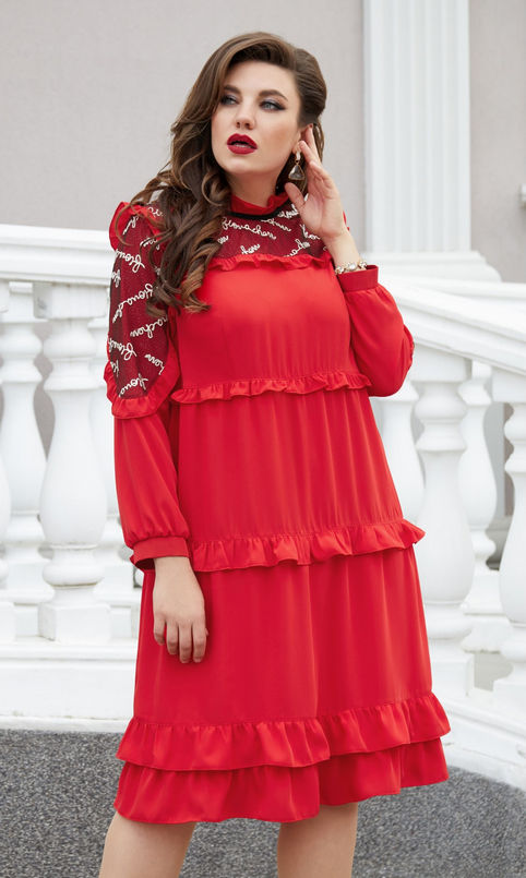 Коллекция одежды для полных девушек белорусского бренда Vittoria Queen осень 2021