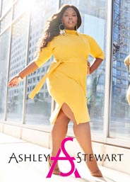 Ashley Stewart - американский lookbook одежды для полных модниц октябрь 2021