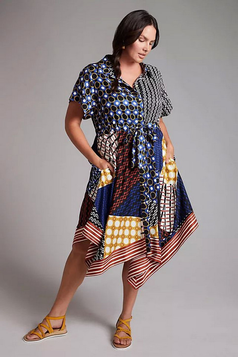 Коллекция женской одежды больших размеров американского бренда Anthropologie осень 2021
