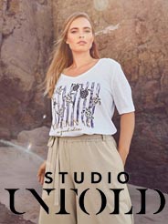 Немецкий lookbook одежды для полных девушек Studio Untold июль 2021