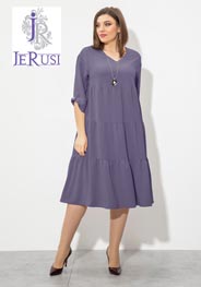 Кооллекция одежды для полных девушек белорусского бренда Jerusi весна-лето 2021