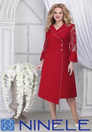 Платья для полных модниц белорусского бренда Ninele