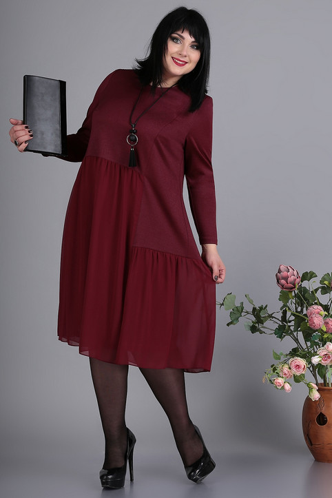 Коллекция женской одежды батальных размеров белорусского бренда Algranda зима 2020-21