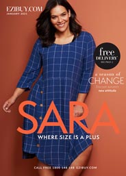 Каталог женской одежды plus размеров новозеландского бренда Sara январь 2021
