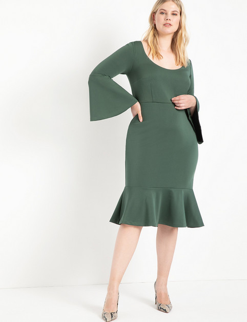 Платья для полных модниц американского бренда Eloquii осень-зима 2020-2021