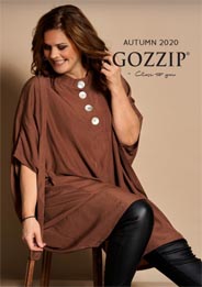 Каталог одежды для полных женщин датского бренда Gozzip осень 2020