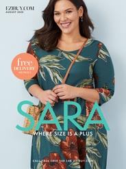 Каталог женской одежды больших размеров новозеландского бренда Sara август 2020