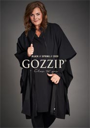 Gozzip Black - датский lookbook одежды для полных женщин среднего возраста весна 2020