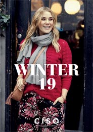 Датский Lookbook одежды для полных девушек Ciso зима 2019-2020