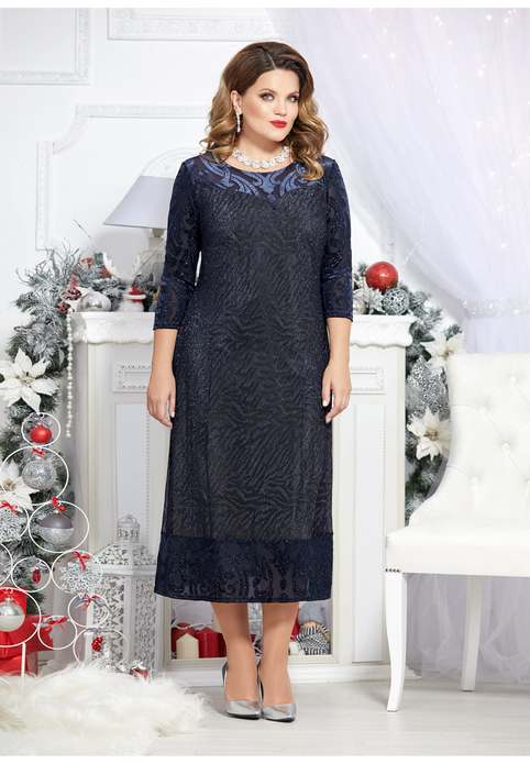 Новогодняя коллекция платьев для полных красавиц белорусского бренда Mira Fashion 2020