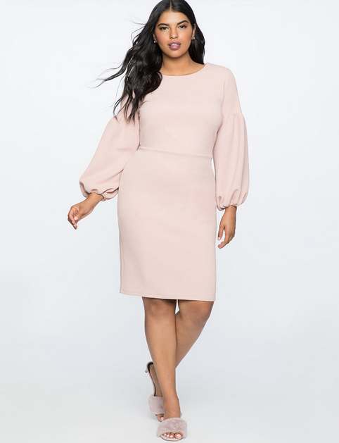 Платья для полных девушек и женщин американского бренда Eloquii осень-зима 2019