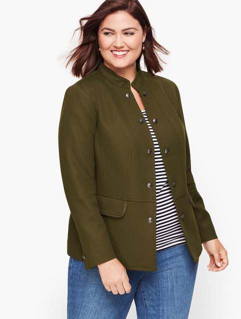 Пиджаки и жакеты для полных женщин американского бренда Talbots осень 2019