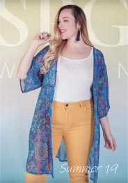 Каталог одежды для полных девушек испанского бренда SPG Woman лето 2019