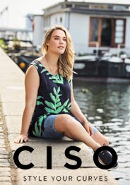 Lookbook одежды для полных девушек датского бренда Ciso лето 2019