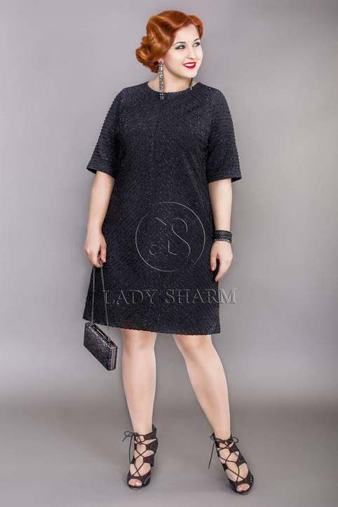 Платья для полных женщин россйкого бренда Ledi Sharm весна 2019
