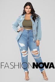Джинсовые куртки для полных девушек американского бренда Fashion Nova весна-лето 2019