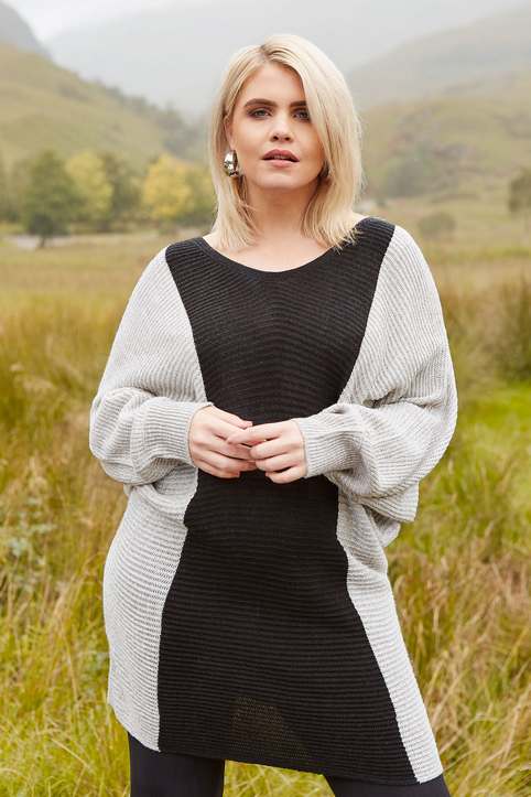 Вязаная одежда для полных женщин британского бренда Yours осень-зима 2018-19