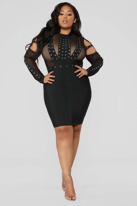 Стильные платья для полных девушек американского бренда Fashion Nova осень-зима 2018-2019