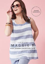 Maggie T - австралийский lookbook женской одежды больших размеров лето 2018