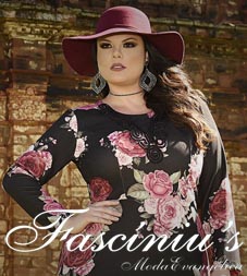 Коллекция нарядных и повседневных платьев для полных женщин бразильского бренда Fascínius Moda Evangélica весна 2018