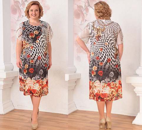Коллекция женской одежды больших размеров белорусской компании Орхидея Люкс, весна-лето 2017