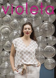 Lookbook женской одежды больших размеров Violeta испанского бренда Mango, весна-лето 2017
