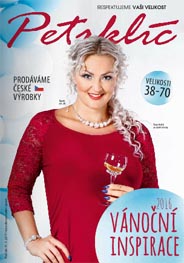 Новогодний каталог женской одежды больших размеров чешского бренда Petrklíč 2017
