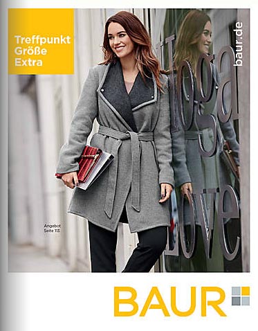 Немецкий каталог одежды для полных модниц Baur Treffpunkt Größe Extra, осень-зима 2016-2017