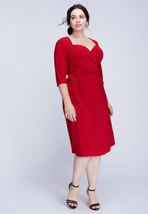 Нарядные платья для полных женщин американского бренда Lane Bryant, осень 2016