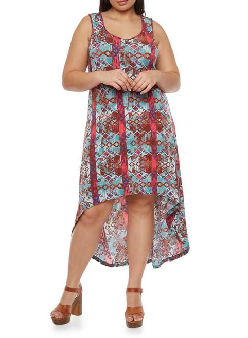 Платья и сарафаны для полных женщин в стиле бохо американской компании Rainbow, лето 2016