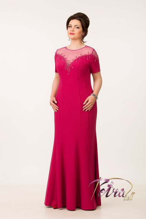 Коллекция вечерних и коктейльных платьев для полных женщин "Краски лета" белорусской компании Tetrabell 2016
