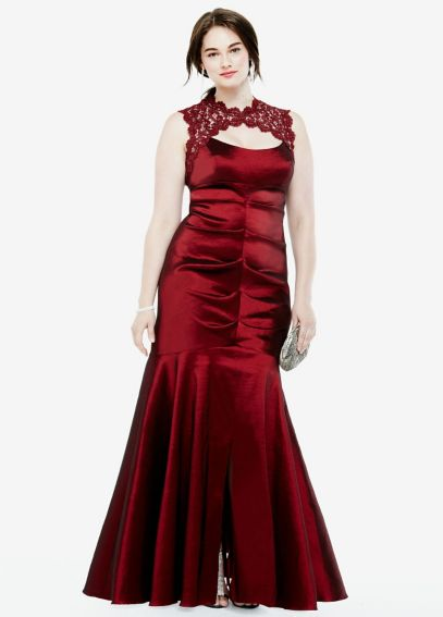Вечерние платья и вечерние платья-двойки для полных американского бренда David's Bridal 2016