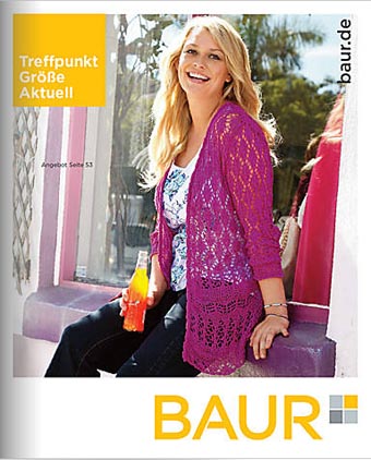 Каталог женской одежды больших размеров Baur Treffpunkt Größe Aktuell. Весна-лето 2015