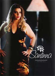 Каталог женской одежды больших размеров бразильского бренда Santinna. Зима 2015