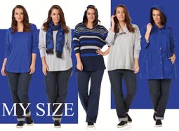 Каталоги женской одежды больших размеров австралийского бренда My Size. Весна2015