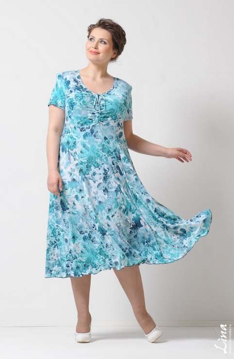 Каталог женской одежды больших размеров российскоой Торговой марки Lina. Весна-лето 2014