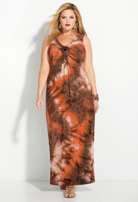 Летние платья и сарафаны для полных модниц от Avenue 2013