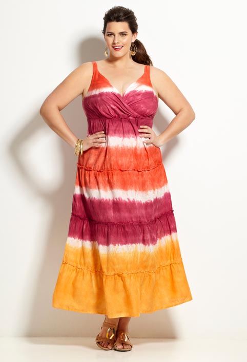 Летние платья и сарафаны для полных модниц от Avenue 2013
