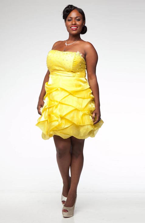 Вечерние, коктейльные и бальные платья больших размеров американского бренда I.M Curvy. Лето 2013