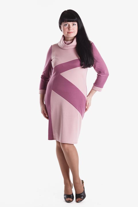 Платья для полных женщин российской фабрики Lacy. Осень-зима 2013-14
